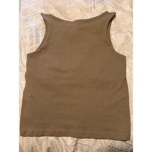 Free People dark nude tank🤎